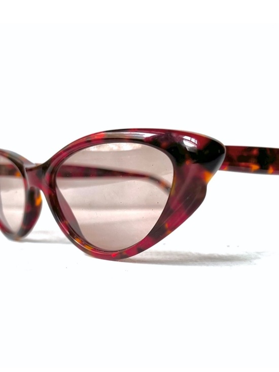 Anglo American Accessories - Anglo American Optical Vintage Cat Eye Eyewear Red End of Day Tortoise 'SALINAS'